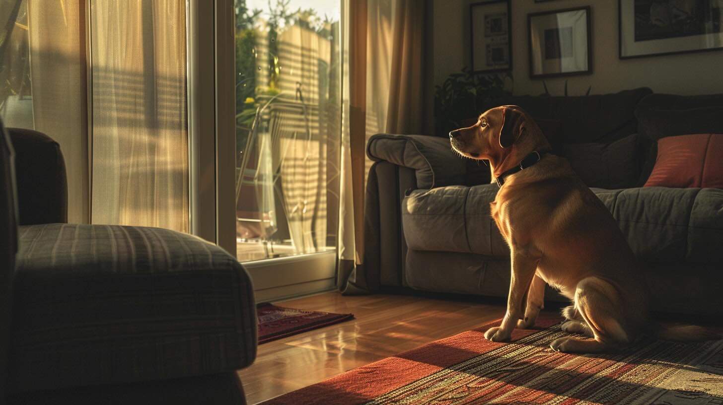 Es legal dejar a un perro solo en casa en España