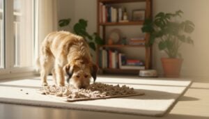 Olfato del perro- juegos de olfato y alfombra olfativa para perros en casa